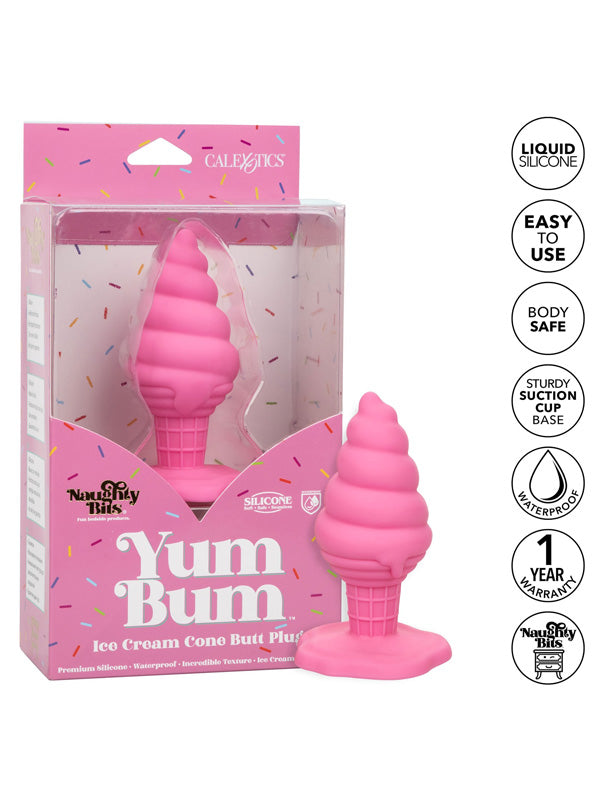 NAUGHTY BITS YUM BUM ICE CREAM CONE BUTT PLUG