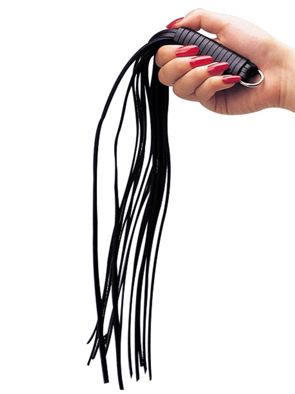 BLACK LEATHER FLOGGER