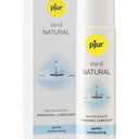 Pjur med Natural water-based personal lubricant packaging on a white background