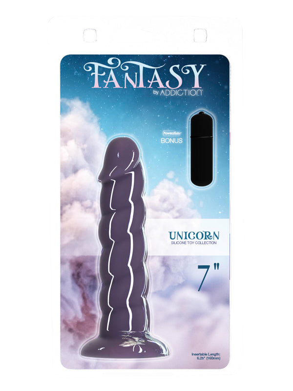 FANTASY PURPLE UNICORN DILDO