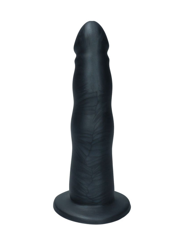 Ylva & Dite Anteros Black Grey Realistic Silicone Dildo 18.5 cm