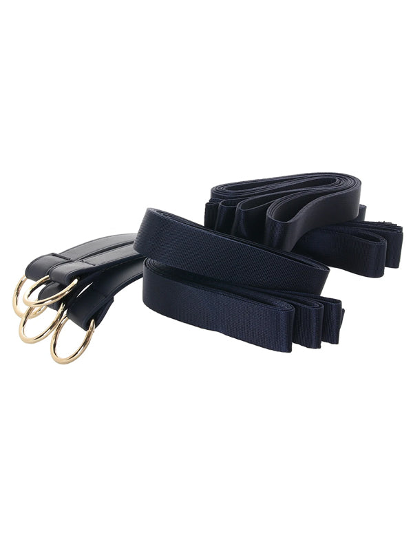 BONDAGE COUTURE BLUE TIE DOWN STRAPS