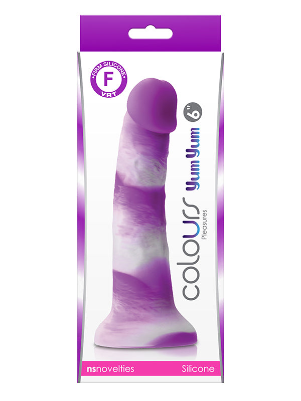 COLOURS PLEASURES YUM YUM 6 INCH SILICONE DILDO