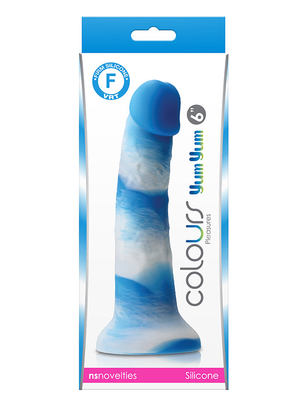 NS Novelties Colours Pleasures Yum Yum 6 Inch Silicone Dildo 17.8 cm