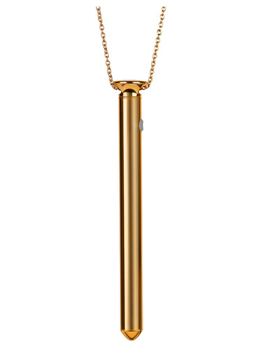 Crave Vesper Vibrator Necklace Gold