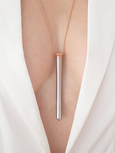 Crave Vesper Vibrator Necklace Rose Gold