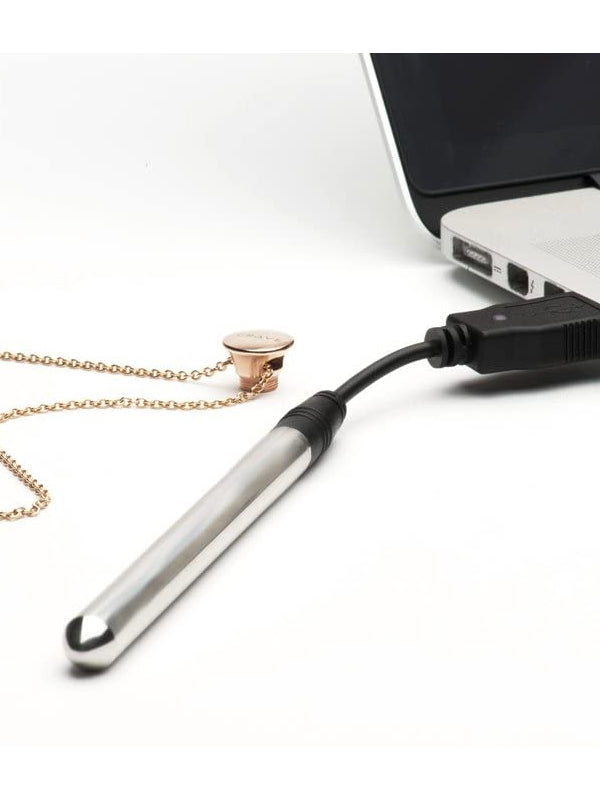 Crave Vesper Vibrator Necklace Rose Gold