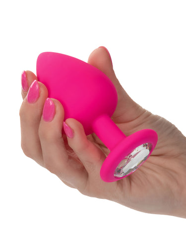 CalExotics Cheeky Gems 3-Piece Butt Plug Set Pink