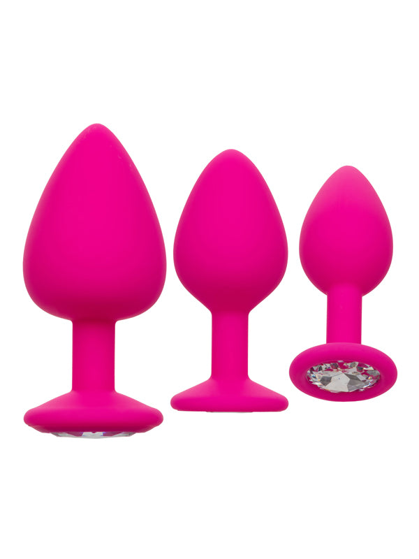 CHEEKY GEMS 3-PIECE BUTT PLUG SET