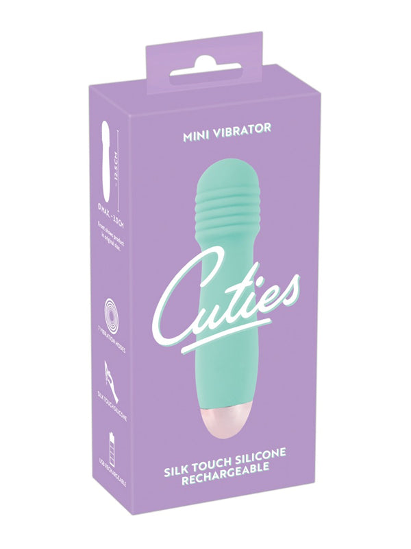 CUTIES GREEN WAND SILICONE MINI VIBRATOR