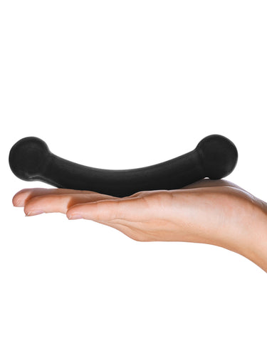 Gläs Double Bull Glass Dildo 14 cm