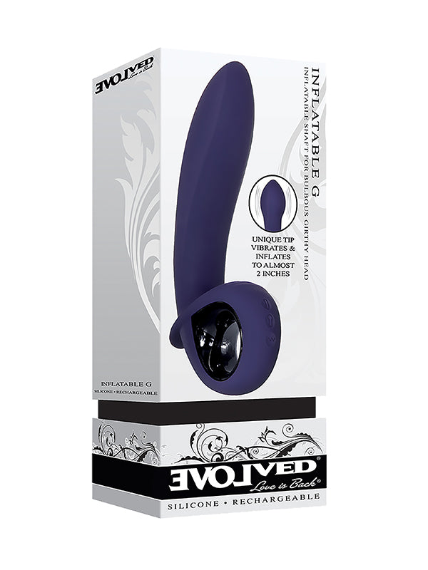 INFLATABLE G SILICONE G-SPOT VIBRATOR