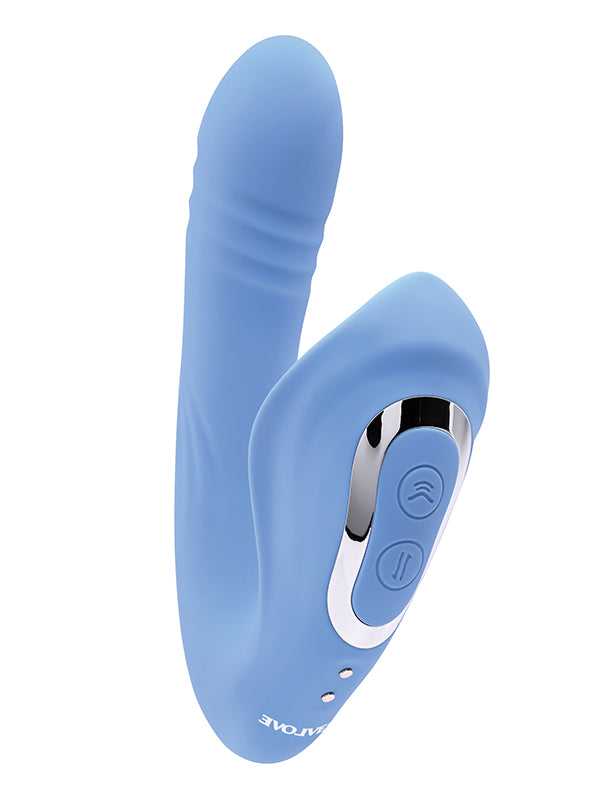 TAP & THRUST DUAL STIMULATION THRUSTING VIBRATOR