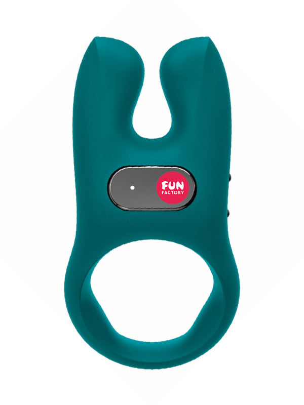 Fun Factory Nōs Vibrating Silicone Cock Ring Deep Sea Blue