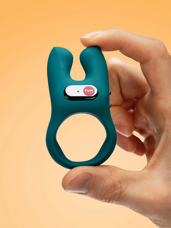 Fun Factory Nōs Vibrating Silicone Cock Ring Deep Sea Blue