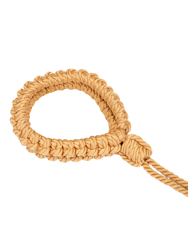 SHIBARI BONDAGE ROPE COLLAR AND LEASH