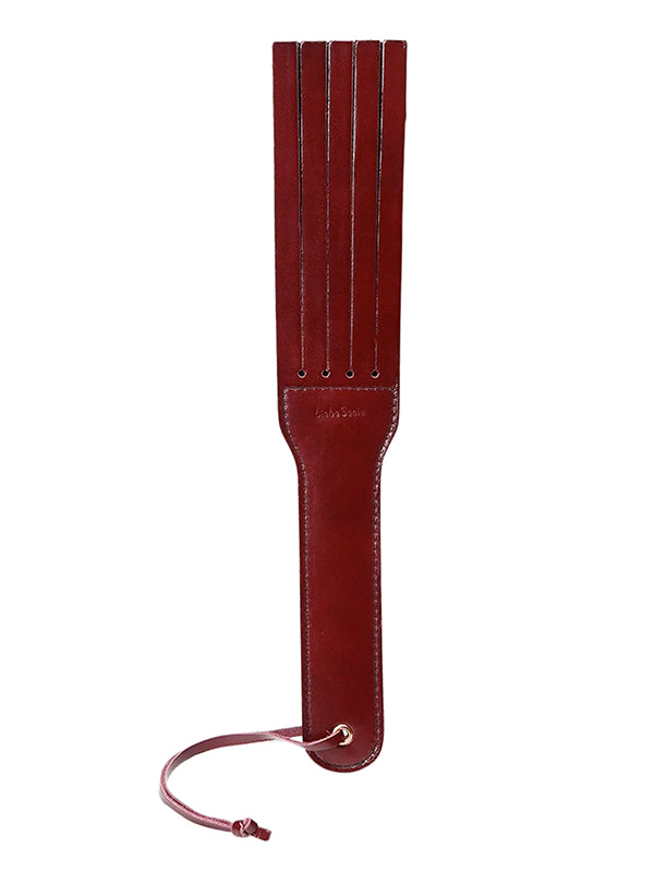 WINE RED LEATHER SPLIT TAWSE PADDLE