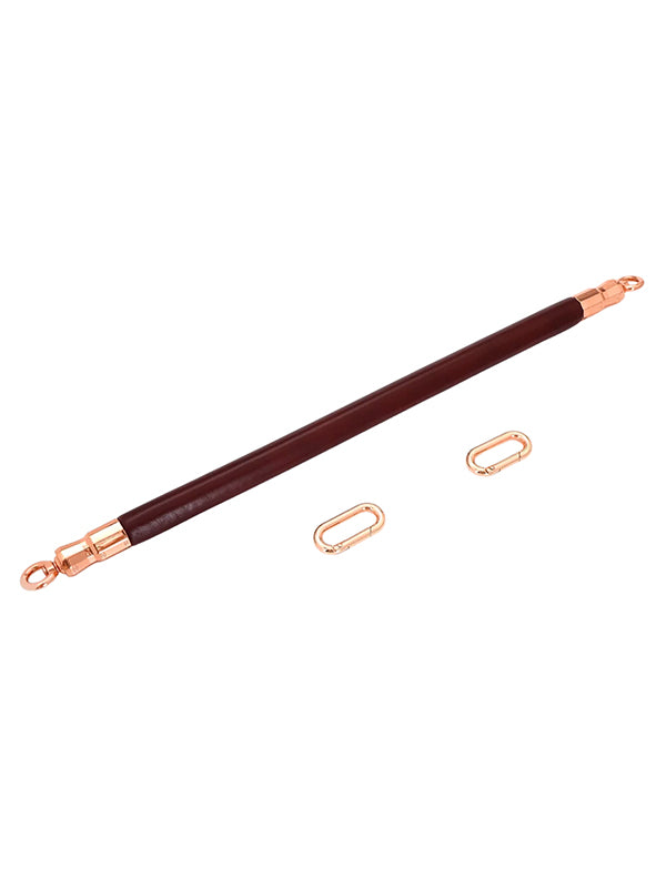 WINE RED LEATHER SPREADER BAR