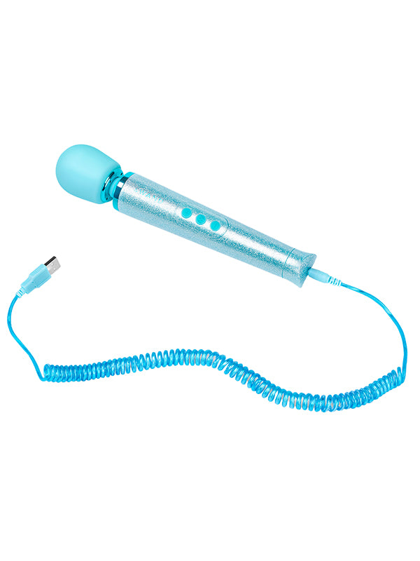 Le Wand Petite All That Glimmers Body Massager Blue