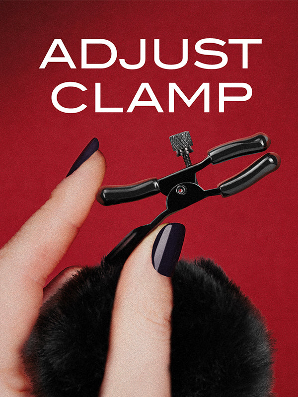 NOIR POM ADJUSTABLE NIPPLE CLAMPS