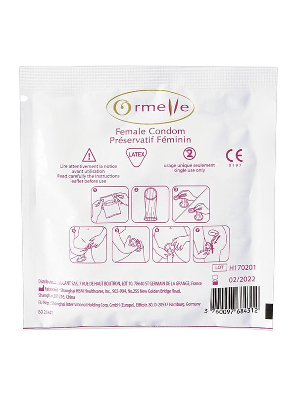 Ormelle Pack Of 5 Female Condoms