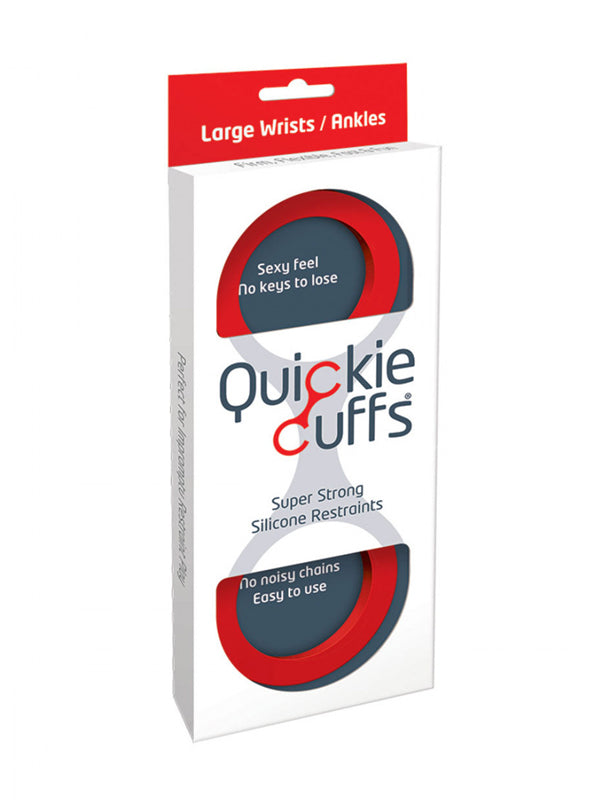 QUICKIE CUFFS LARGE SILICONE RESTRAINTS