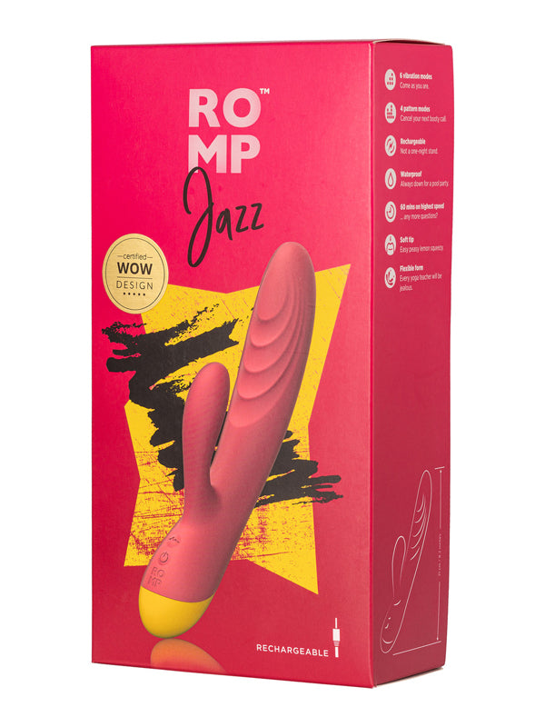 Romp Jazz Silicone Rabbit Style Dual Vibrator