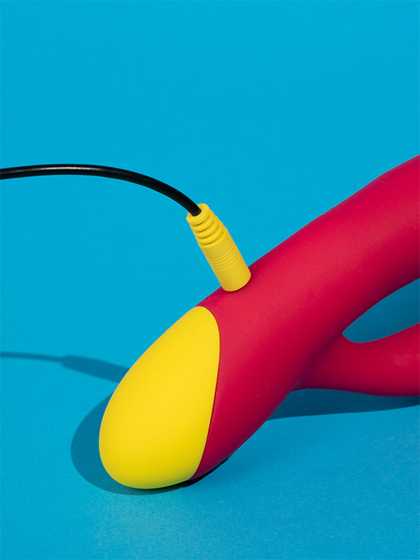 JAZZ SILICONE RABBIT STYLE DUAL VIBRATOR