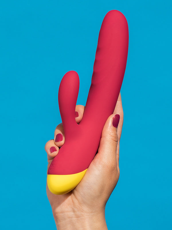 JAZZ SILICONE RABBIT STYLE DUAL VIBRATOR