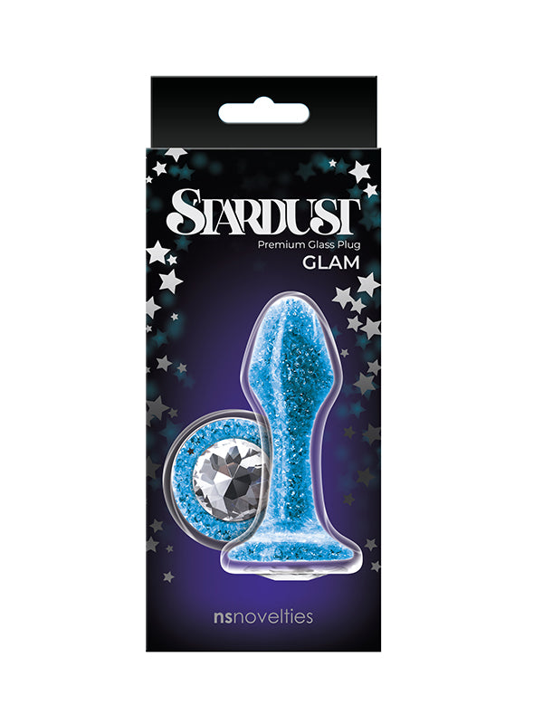 NS Novelties Stardust Glam Glass Butt Blug