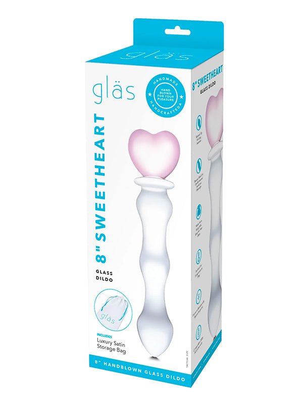 Gläs Sweetheart Glass Dildo 20.3 cm