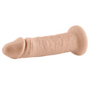 Evolved Vibrating 6 Inch Silicone Suction Cup Dildo Light 17.8 cm