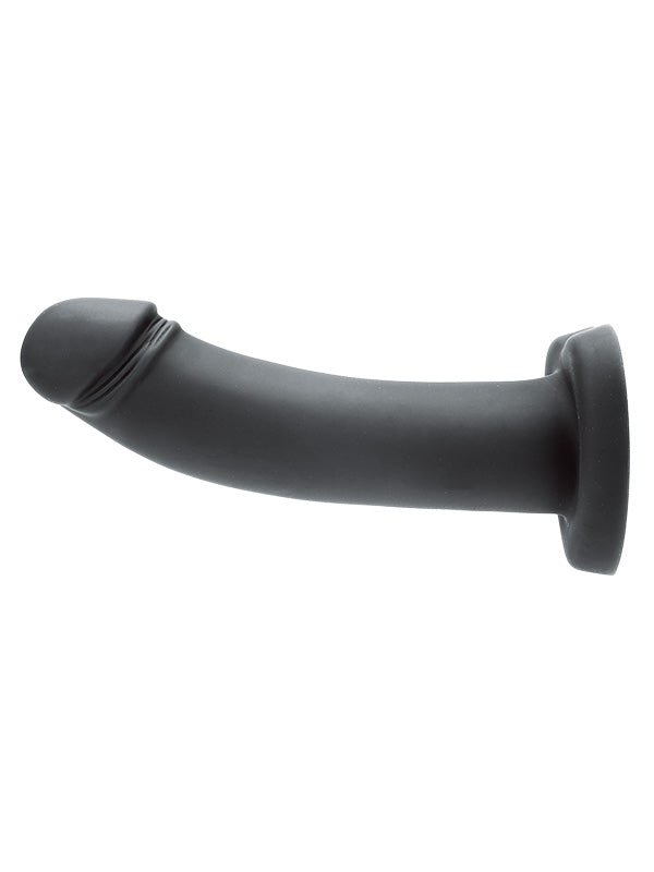 Whipsmart Heartbreaker 7 Inch Silicone Dildo Heart Base Black 17.78 cm