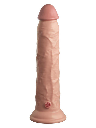 Pipedream King Cock Elite 9 Inch Dual Density Silicone Dildo Light 23 cm