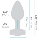 b-Vibe Vibrating Pink Heart Butt Plug – S/M