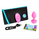 b-Vibe Vibrating Pink Heart Butt Plug – S/M