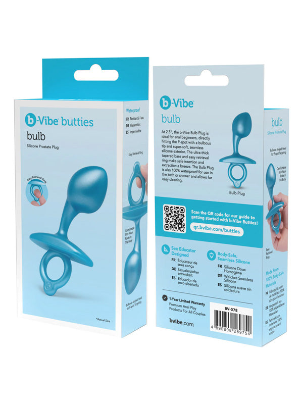 b-Vibe Butties Bulb Silicone Prostate Plug