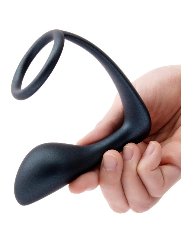 b-Vibe Butties Ringer Silicone Cock Ring & Prostate Plug