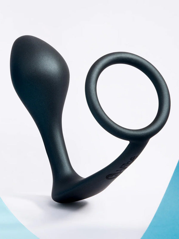 b-Vibe Butties Ringer Silicone Cock Ring & Prostate Plug