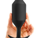 b-Vibe Snug Plug 6 XXXL Weighted Silicone Butt Plug Black