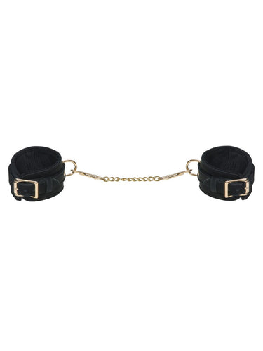 Bad Kitty Black Velvet Hand Cuffs