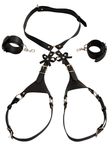 Bad Kitty Body Harness with Handcuffs