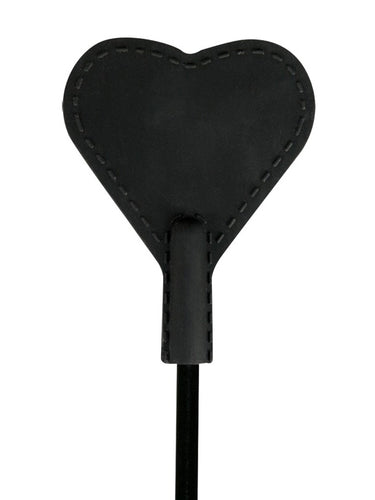 Bad Kitty Silicone Heart Crop Black