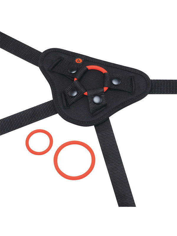 b-Vibe Beginners Strap-On Harness Set with 5 Inch Silicone Dildo Peg 12 cm
