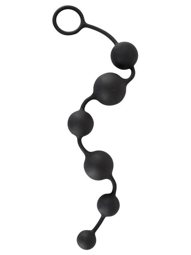 Black Velvets Classic Silicone Anal Beads