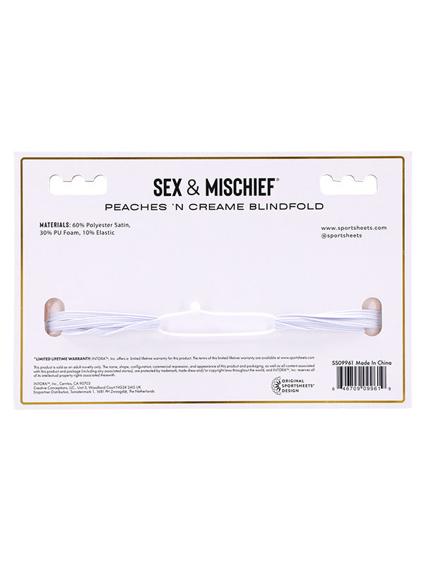 Sportsheets Peaches 'n CreaMe Blindfold