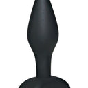 Black Velvets Black Silicone Butt Plug Small