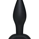 Black Velvets Black Silicone Butt Plug Small