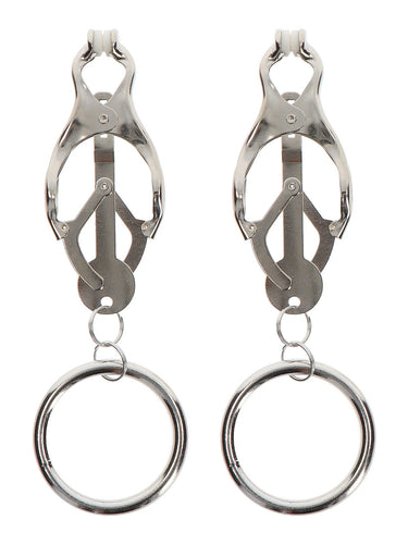 Taboom Butterfly Nipple Clamps With Ring