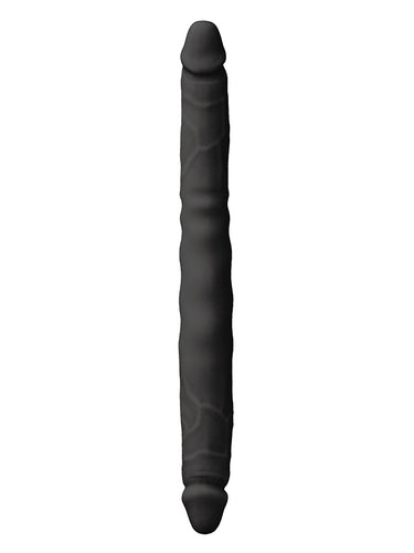 NS Novelties Colours Double Pleasures Black Silicone Double Dildo 30.5 cm
